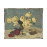 Huile sur toile Bouquet de fleurs
