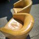 Paire de Fauteuils cuir vers 1980