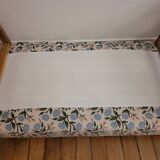Vintage Bohemian wooden children's sofa bed bench