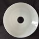 Large vintage white opaline lampshade suspension from the 1940s/50s Ø30cm