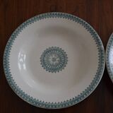 Ironstone plates, English pattern