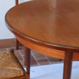 Large Scandinavian oval extendable table G-Plan