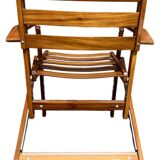 Set of two folding armchairs from the Reguitti brand