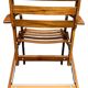 Set of two folding armchairs from the Reguitti brand