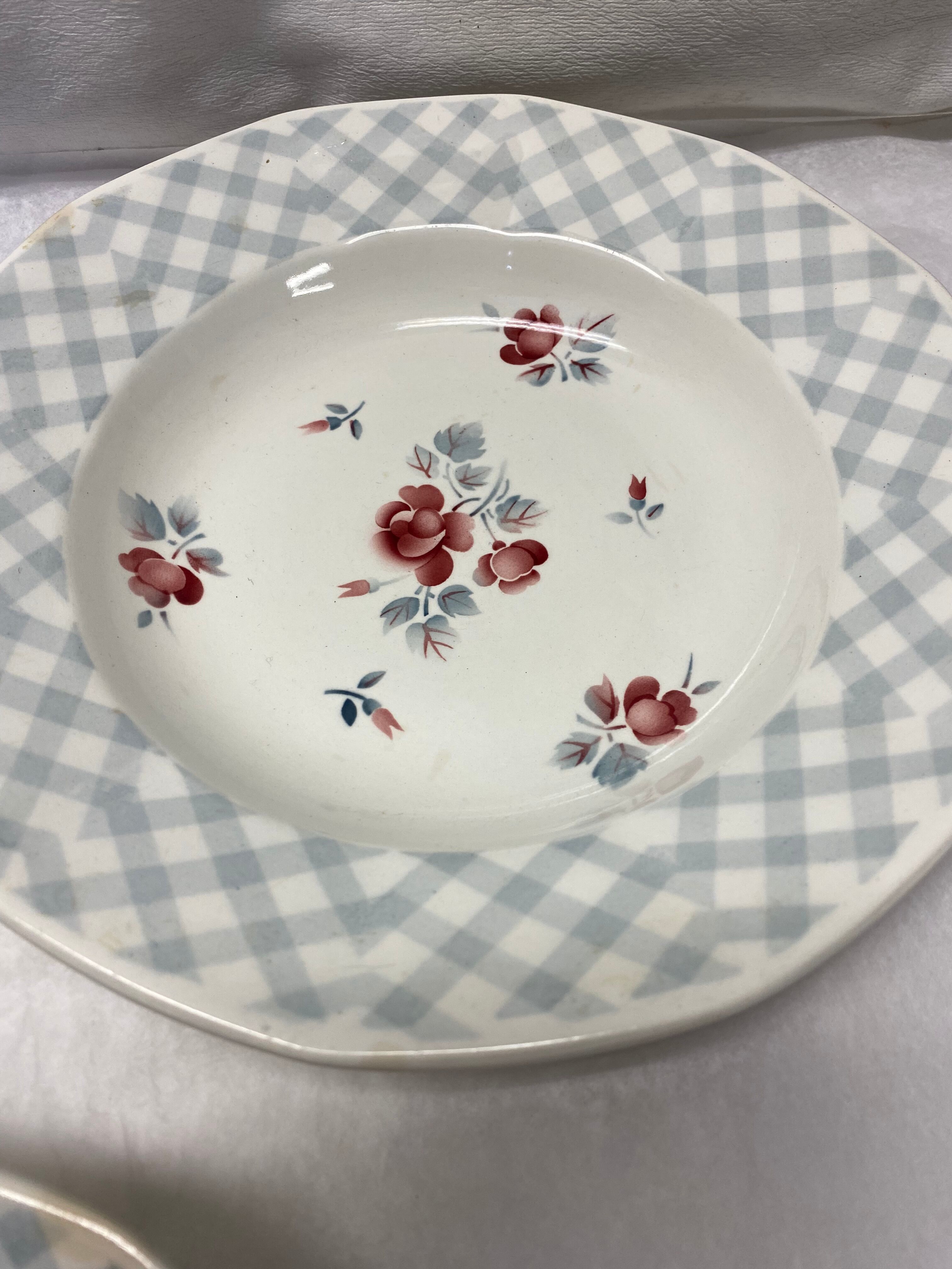 3 dishes hollow Sarreguemines model Bastia