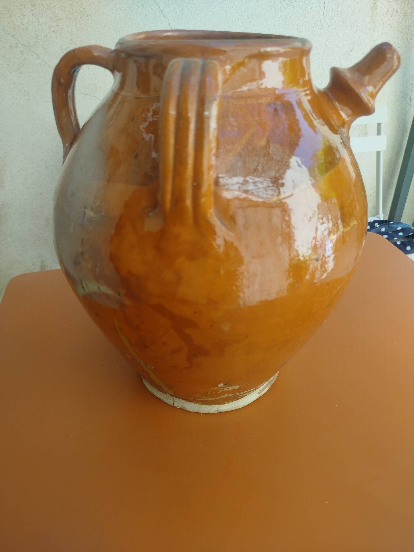 Glazed earthenware bowl