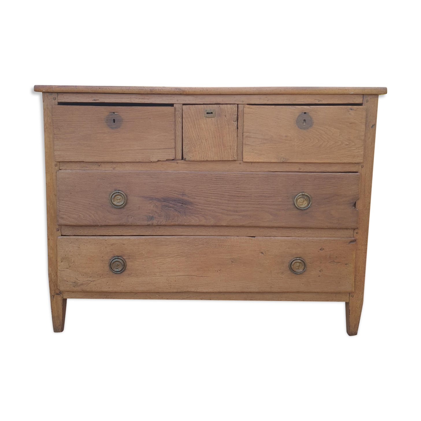 Dresser in massive wood 1850