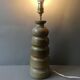 Large stoneware lamp base, signed Jean-Luc Noël, 1980s-90s