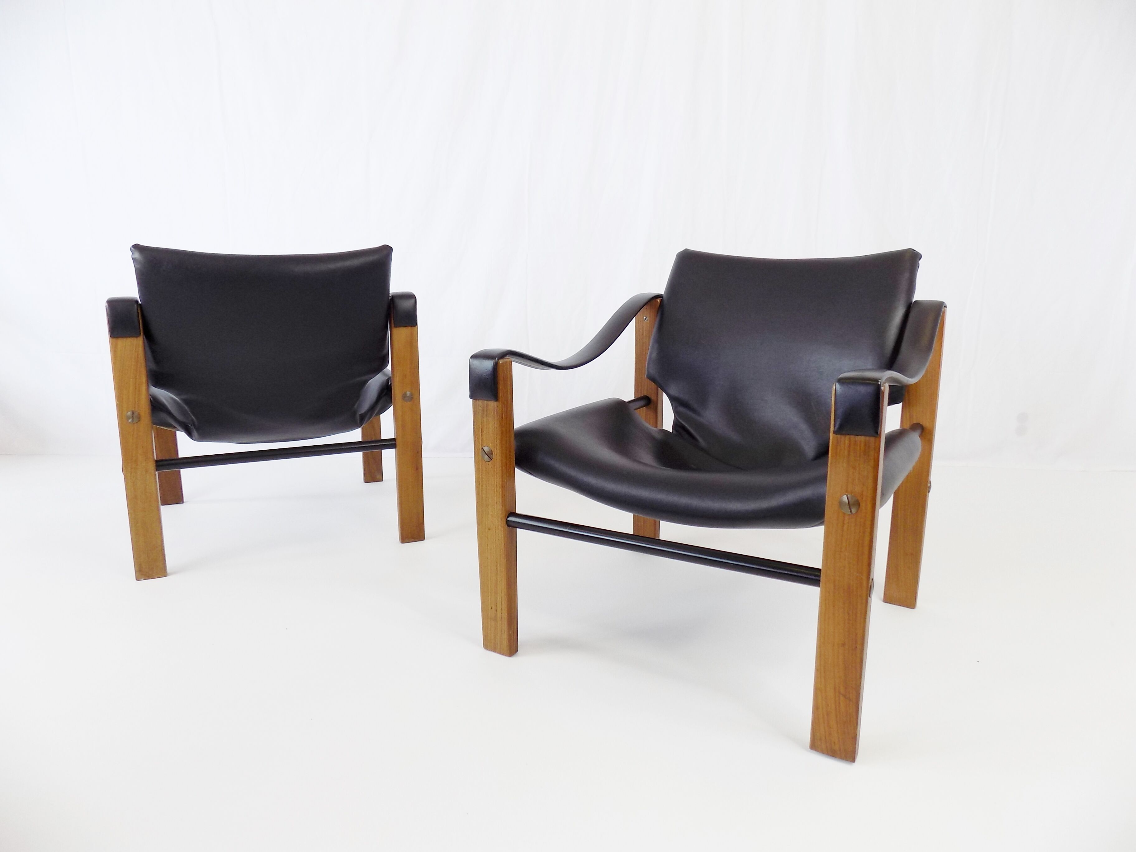 Arkana Set of 2 Safari Chairs by Maurice Burke