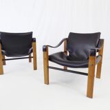 Arkana Set of 2 Safari Chairs by Maurice Burke