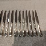 11 dessert knives with 800 silver handles, Swiss goldsmith Jezler net