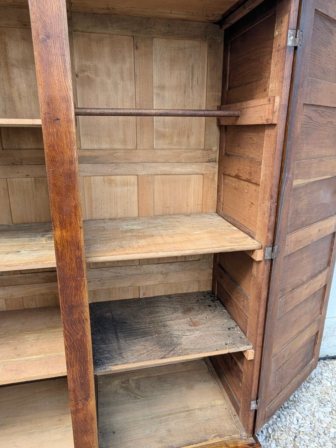 Linen cupboard wardrobe René Gabriel reconstruction 1940s-1950s Parisian