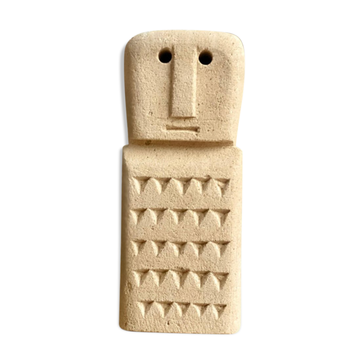 Minimalist stone face