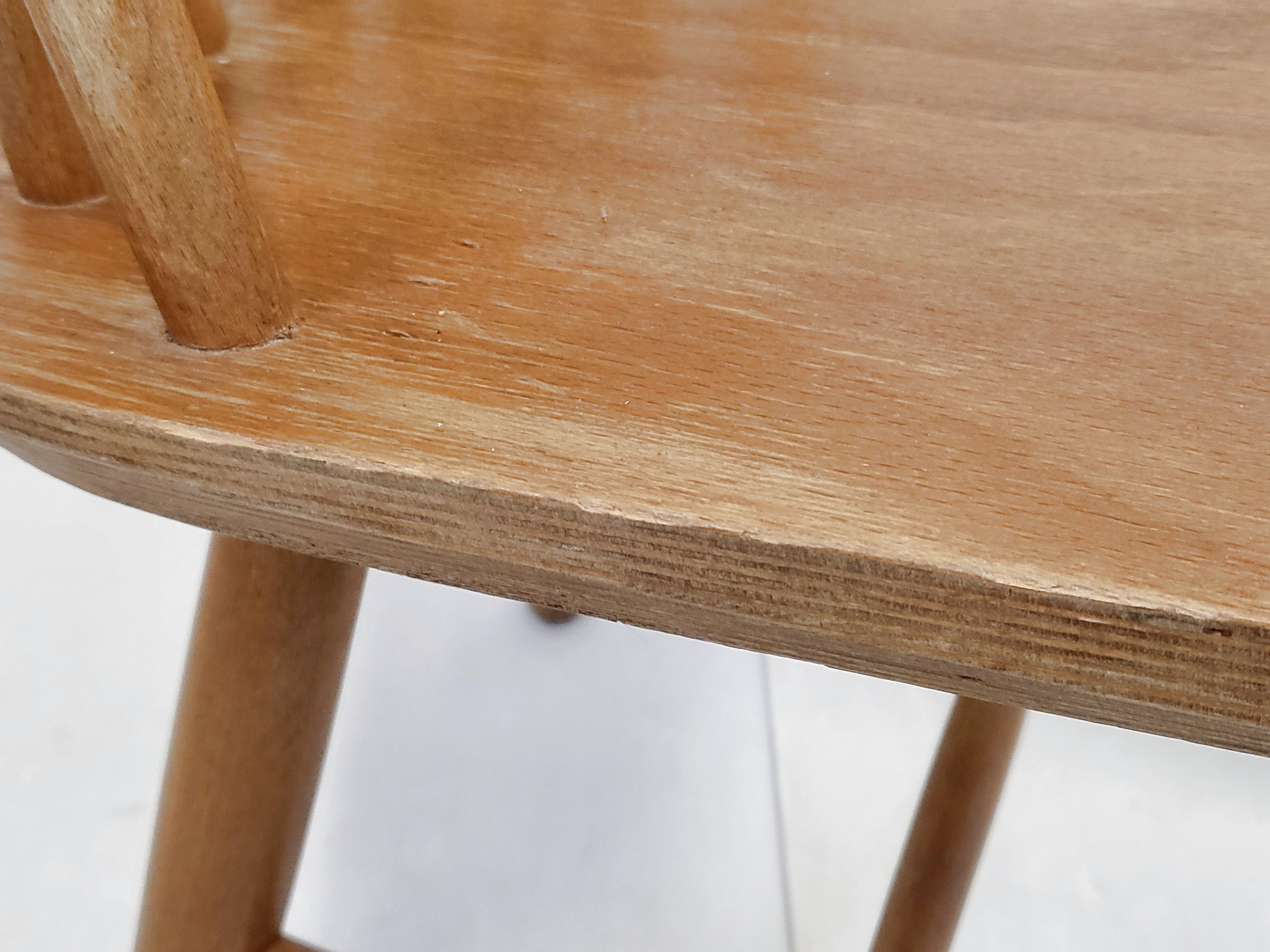 Suite of 4 vintage Scandinavian chairs 1960