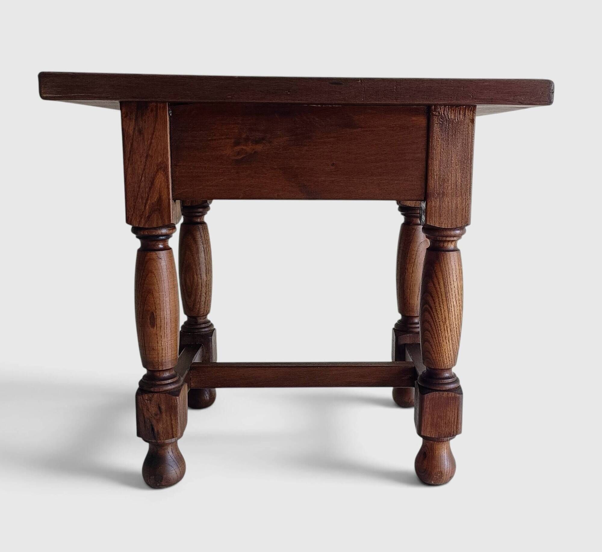 Spanish Castilian Baroque Revival Side Table, Mid-20th Century