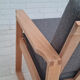 1970s, danish armchair, reupholstered, furniture wool, beech wood