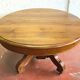 Dining room table in solid walnut central base 19th century