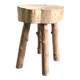 Wooden milking stool