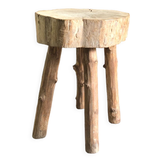 Wooden milking stool
