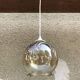 Hanging old molded glass golden + support white 70s vintage