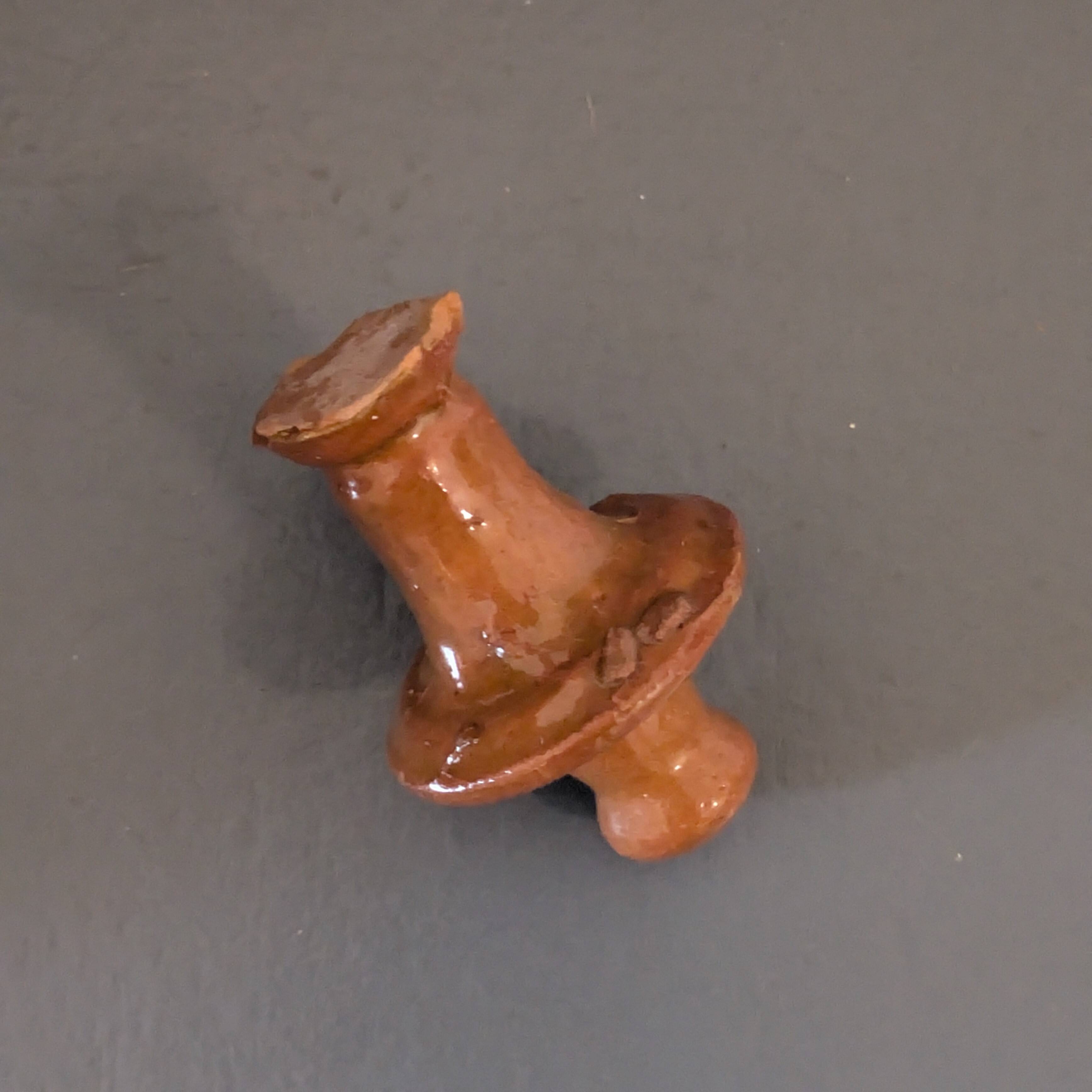 Large traditional jug / Antique terracotta plunger, 35cm high