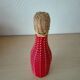 Bottle rattan and red scoubidou
