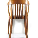 Antique Art Nouveau oak armchair, Austria or Germany circa 1910