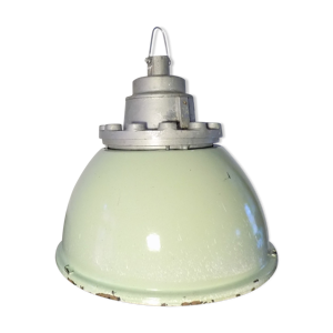 Lampe d’usine mintgreen - 70s