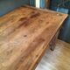 Very nice walnut farmhouse table in very good condition late 19th