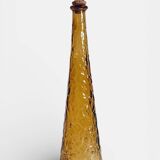 Empoli Amber Glass Decanter Set by Wayne Husted, Handmade in Italy