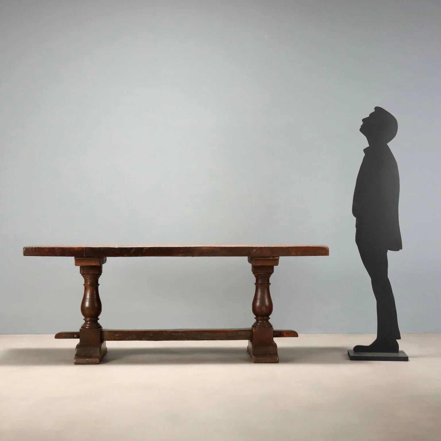 Table en châtaignier fin XIXe siècle
