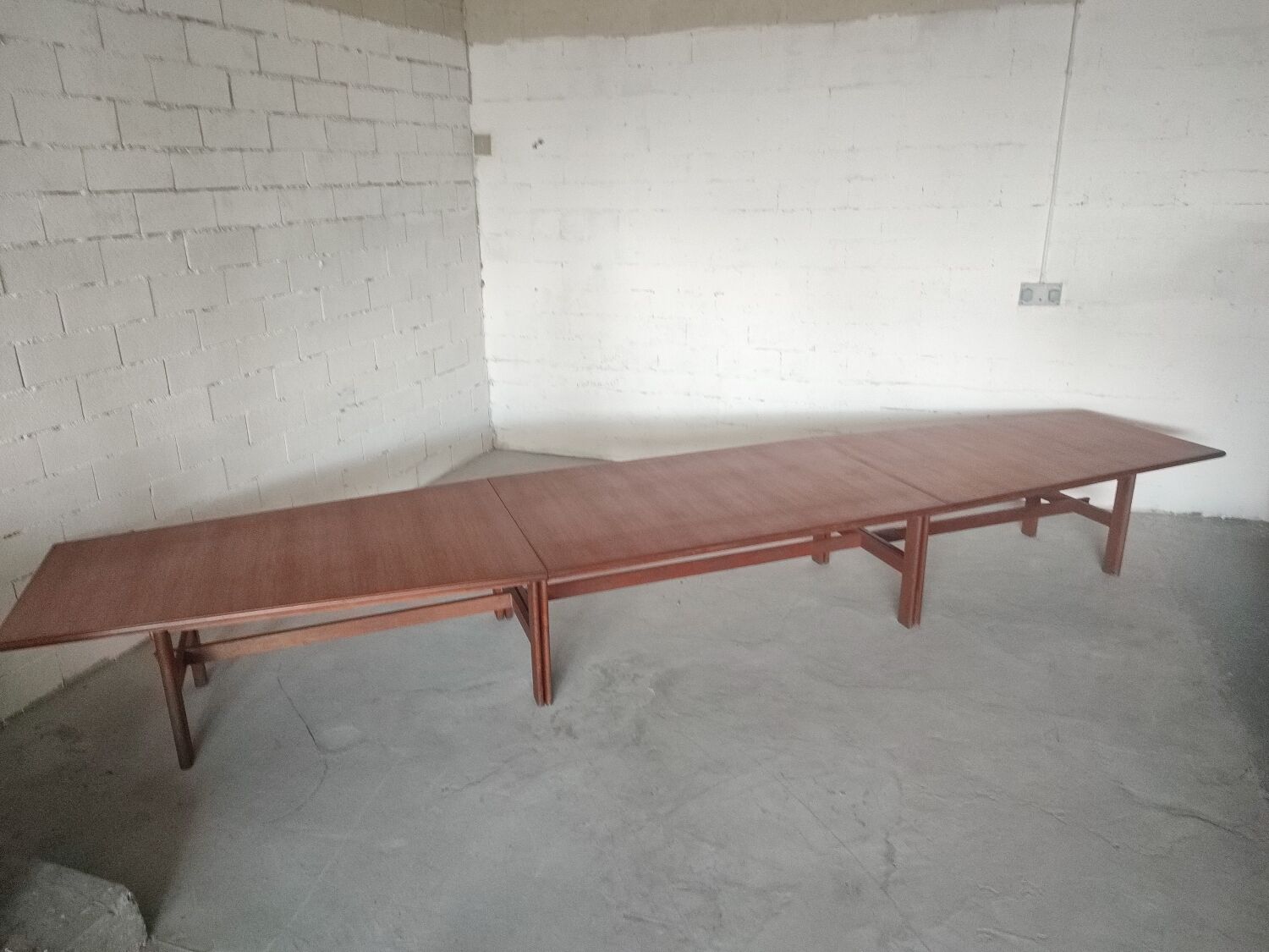 Vintage teak conference table