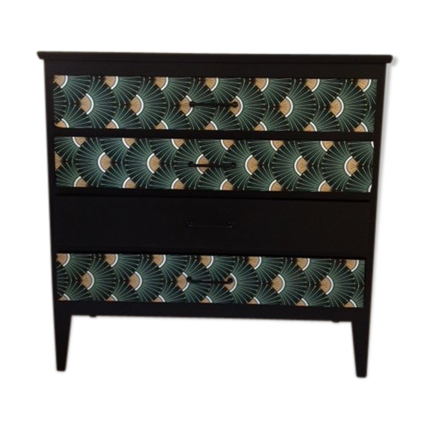 Vintage black dresser