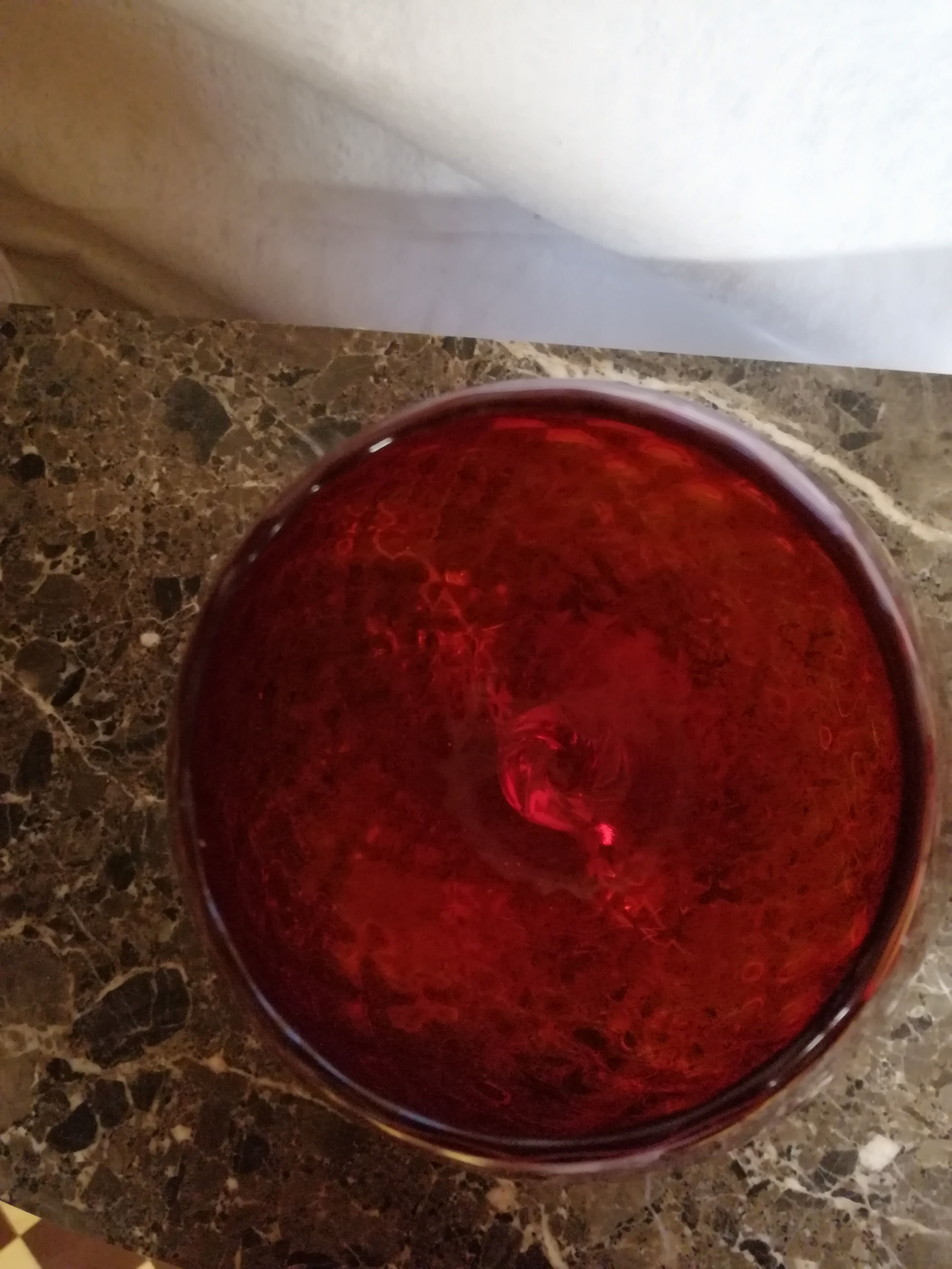 Blown glass vase from Italy in the 70s