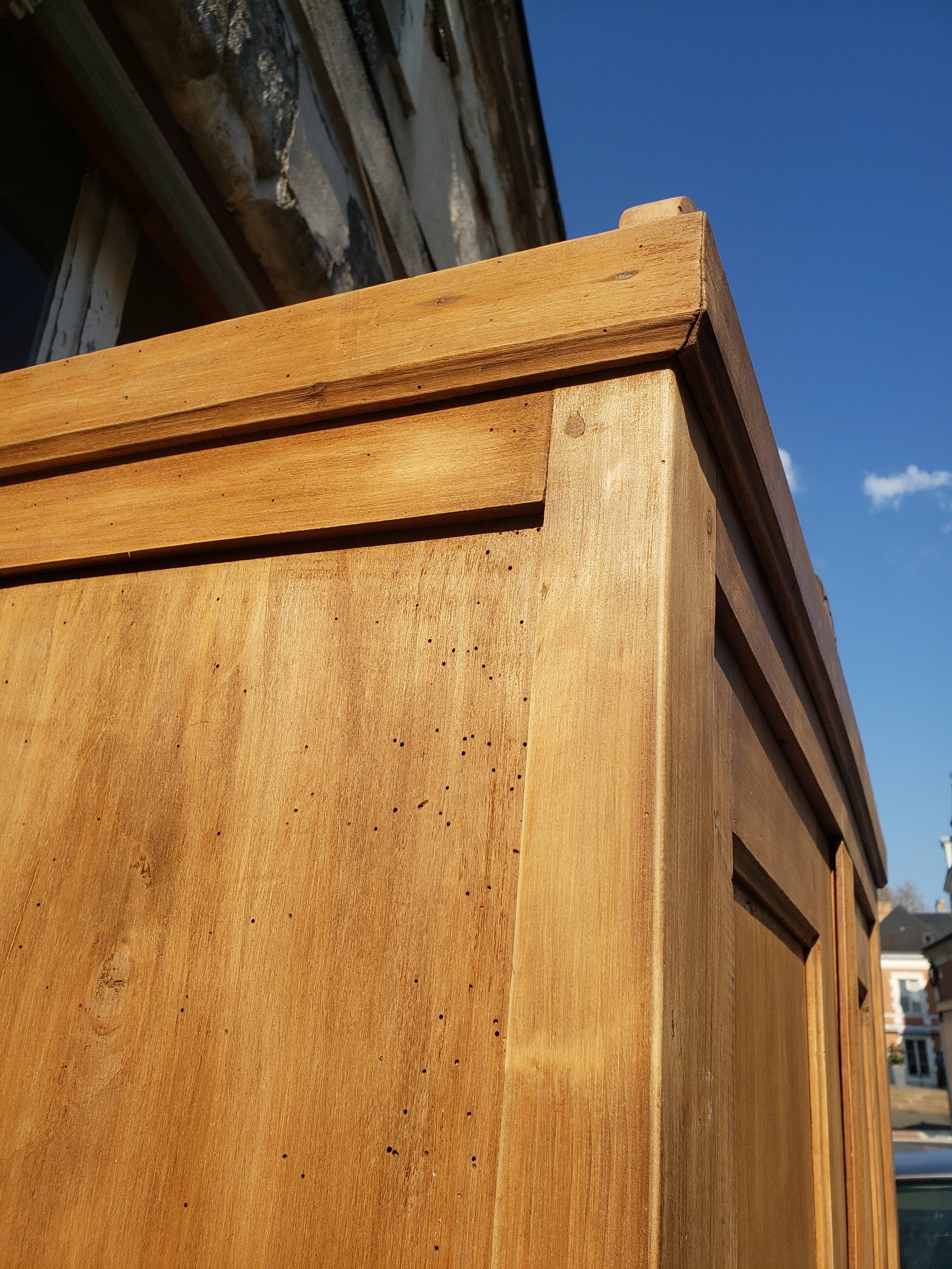 Parisian cabinet art deco raw wood