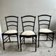 Chaises Napoléon III retapissées