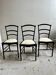 Reupholstered Napoleon III chairs