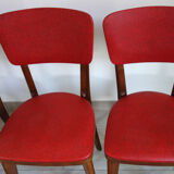 Suite of 4 chairs 50s