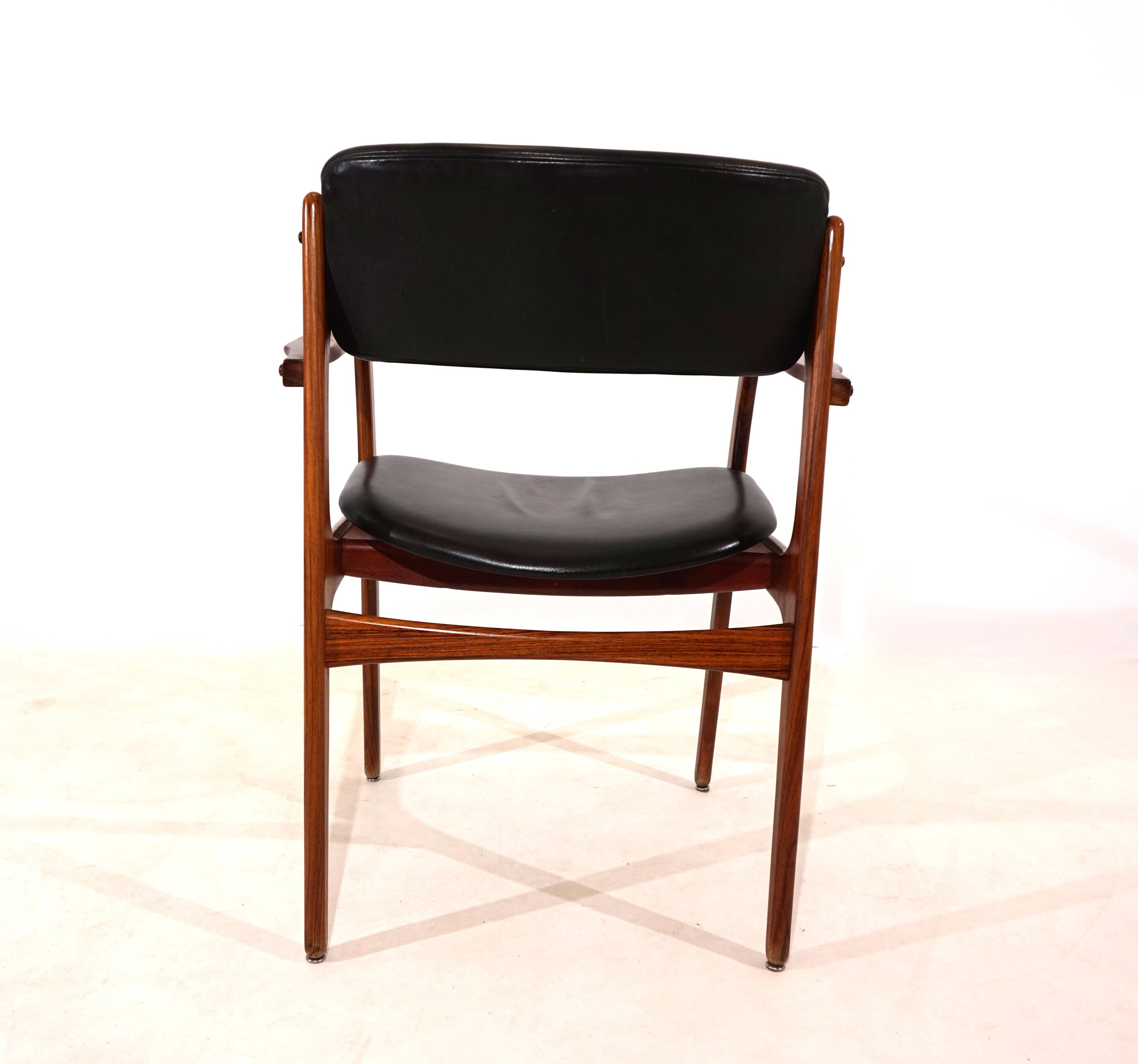 Erik Buck lot de 4 chaises de salle à manger en palissandre OD 50 pour OD Mobler