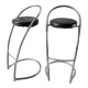 Pair of vintage chrome Effezeta bar stools – Italian design year