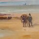 Oil on panel yvonne blossier seaside goemon xxe collector