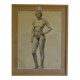 Charcoal drawing academician circa 1900
