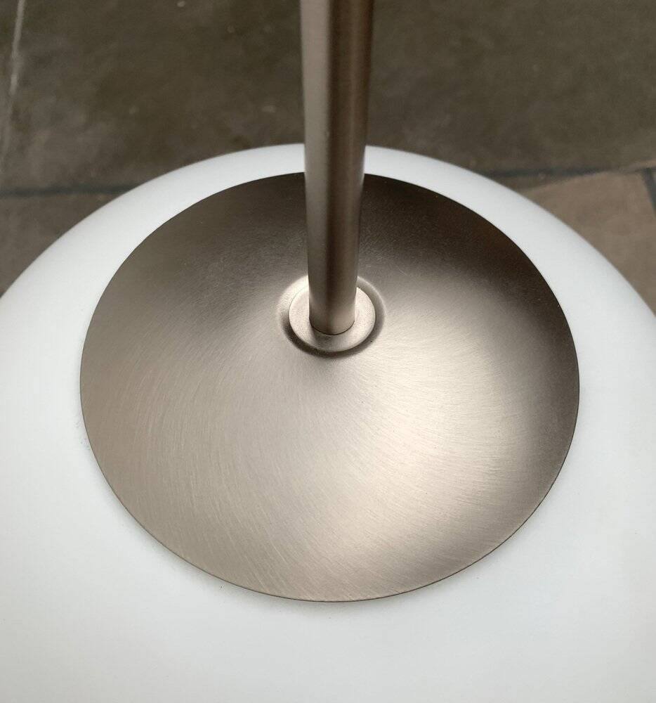 Suspended glass ball lamp by Peill & Putzler.