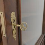 Antique French corner bookcase. After professional renovation.