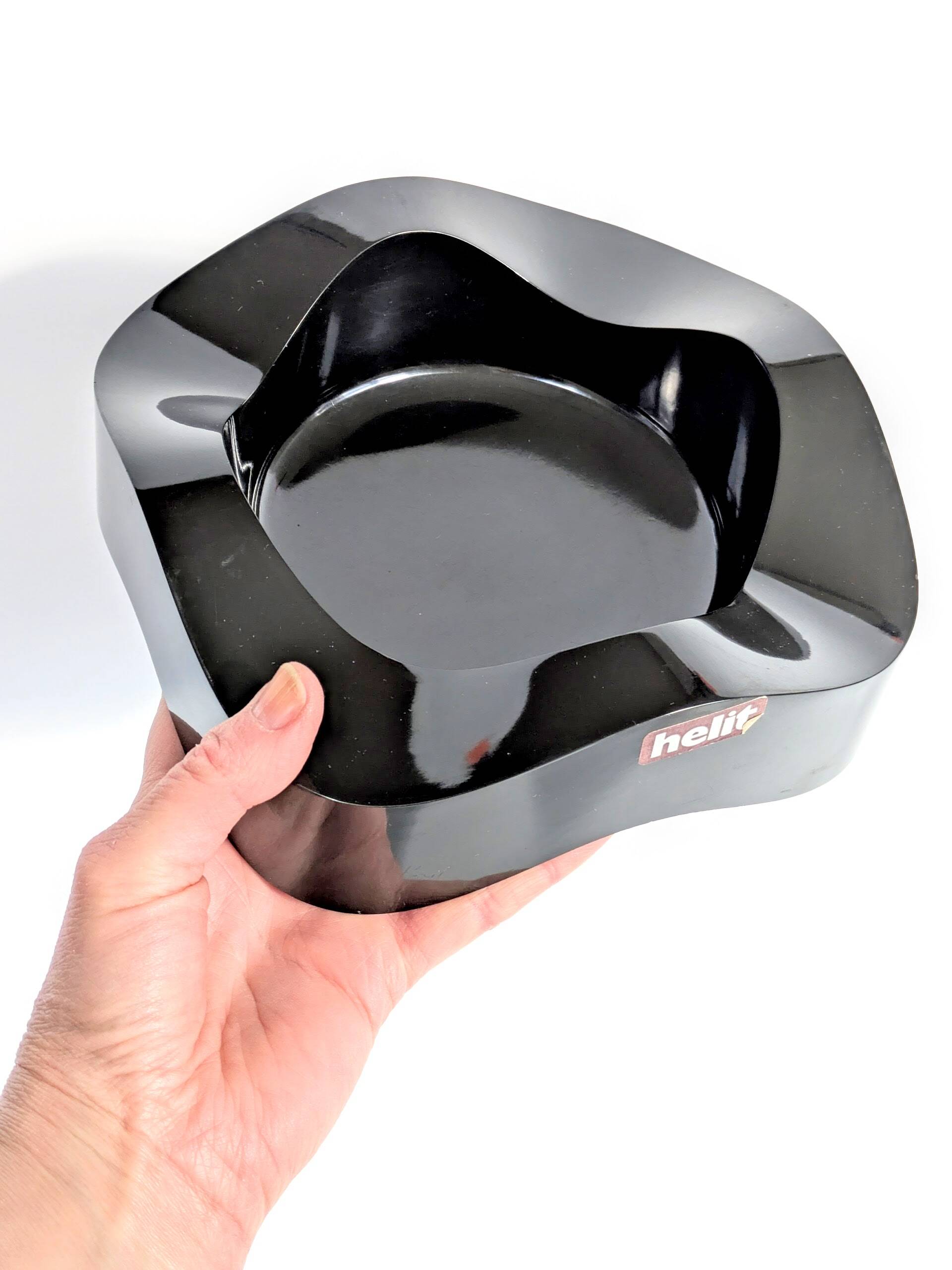 Pair of Space Age Pocket Trays | Black and White | Walter Zeischegg for Helit