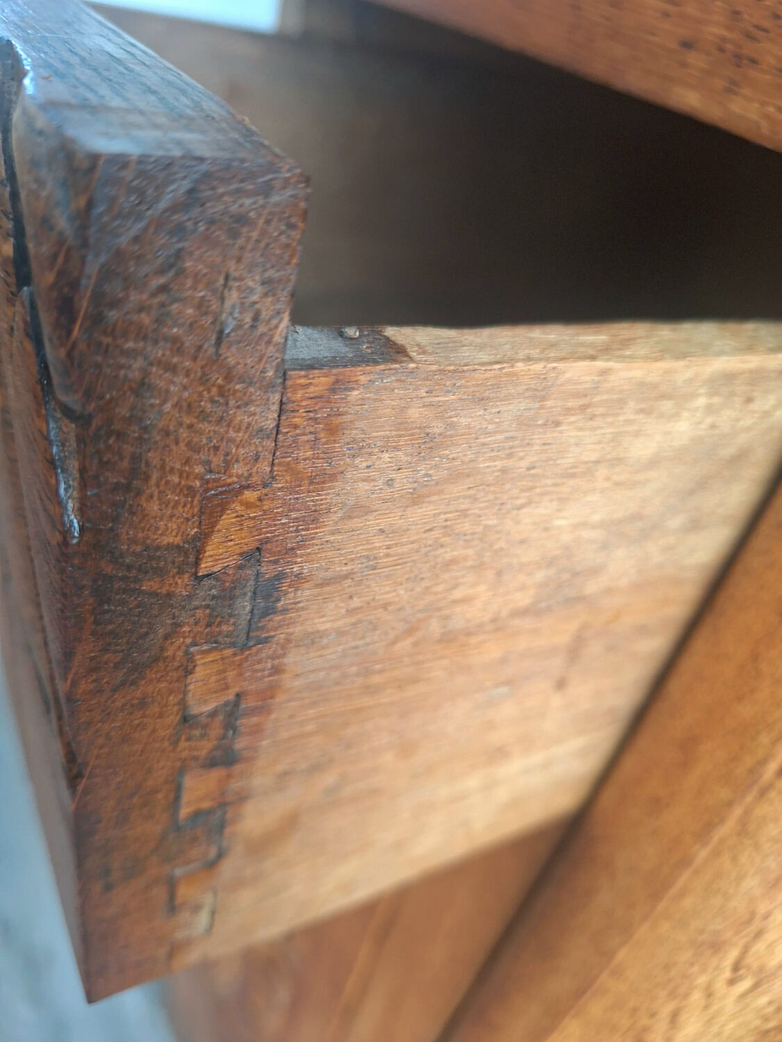 Art Deco buffet, marble trays, antique sideboard, display cabinet.