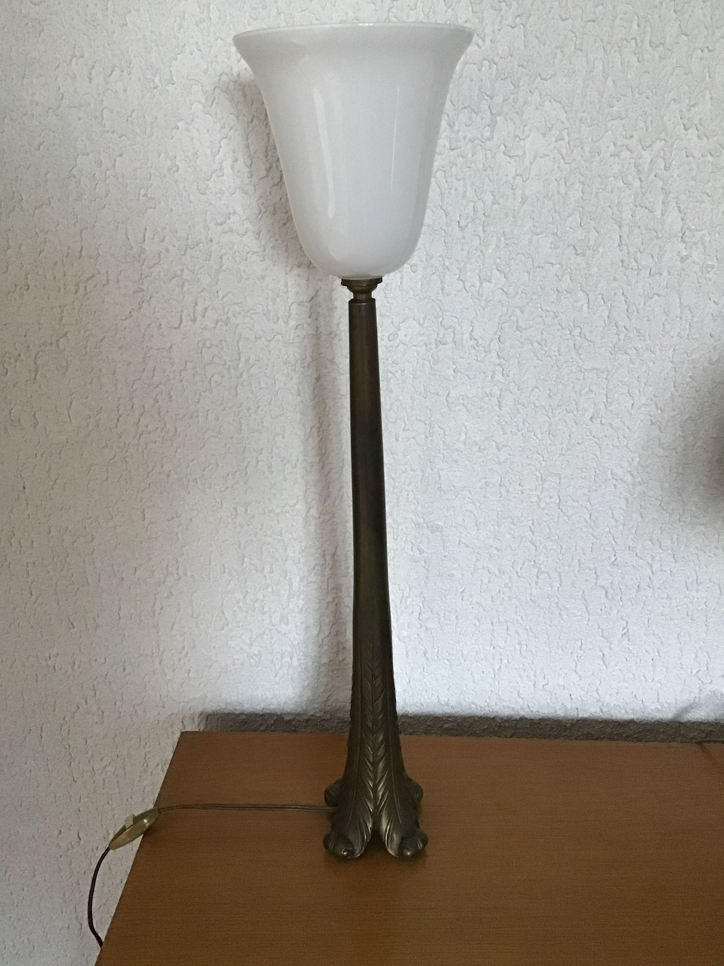 Lamp years 40s bronze
