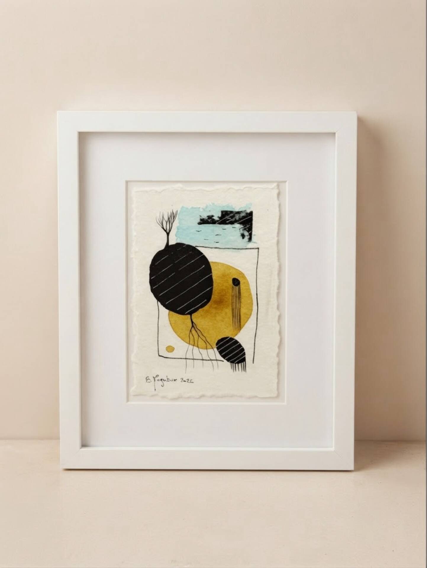 Duo of original works - Bertrand Mugabure (Artist rated by Akoun)