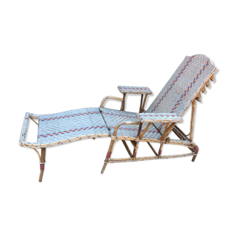 Rattan long chair