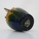 Vase in flamed stoneware with Rambervillers style ear. Signed